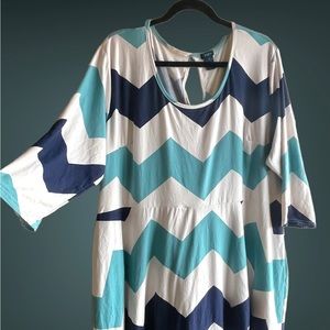 3x Rue 21+ Chevron Skater Dress